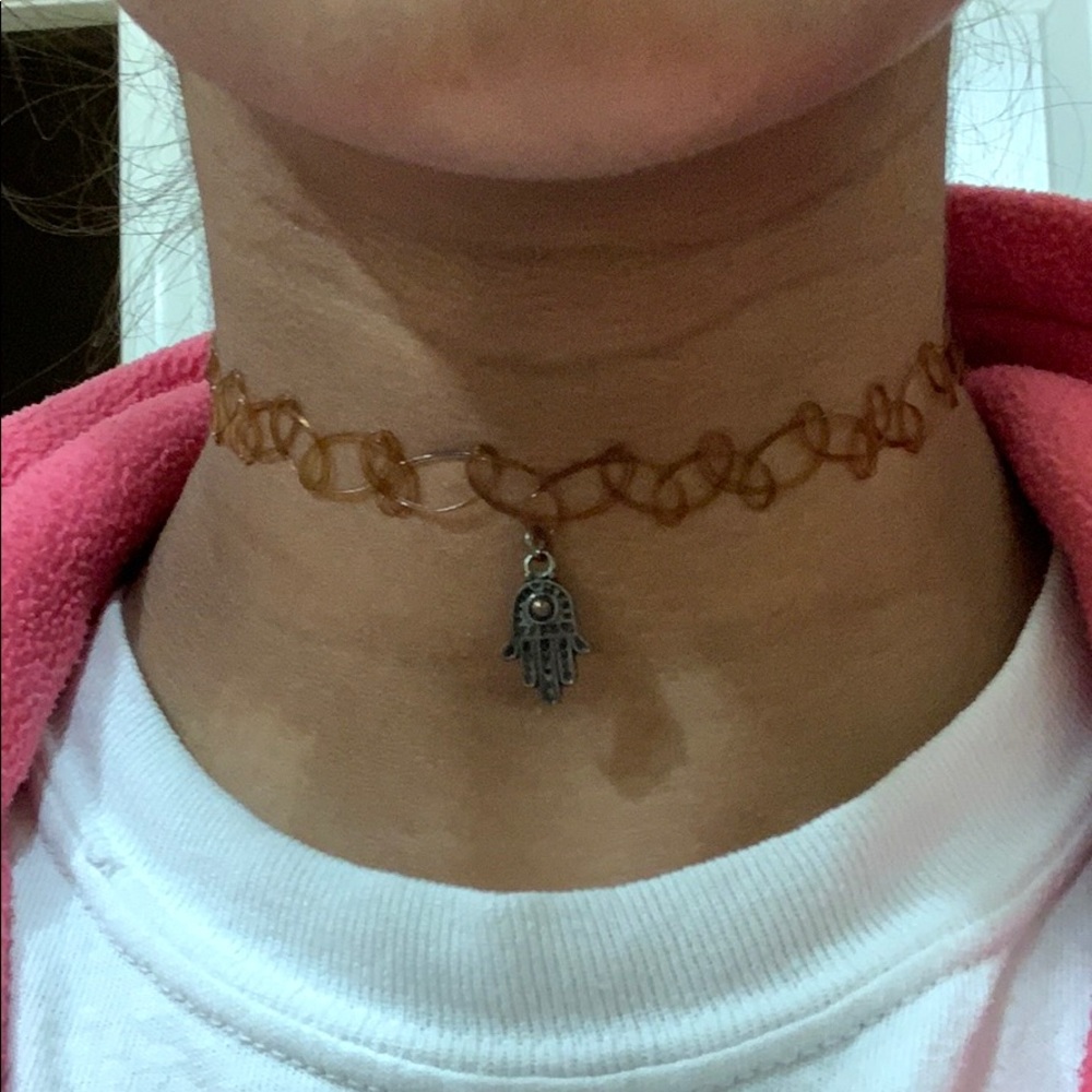 Choker with charm